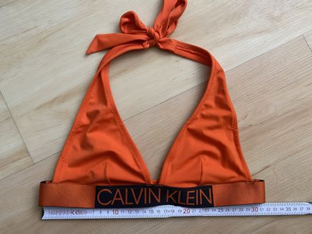 Calvin Klein Bikini Top, Orange, Neuwertig, Grösse S