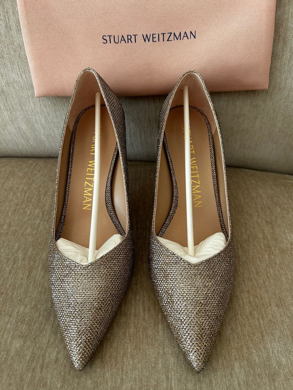 Stuart Weitzman Scarpe da donna: STUART WEITZMANN Glitzerpumps – Nuovo (secondo la descrizione) da Zürich venduto da Viel_Freude_8 1