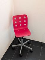 Bürostuhl weiss mit Rollen höhenverstellbar