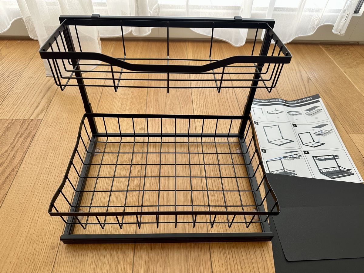 Altri accessori: 2-Tier Under Sink Storage Rack Black  – Usato da Gattikon venduto da Sarahs_Schatzkammer 1