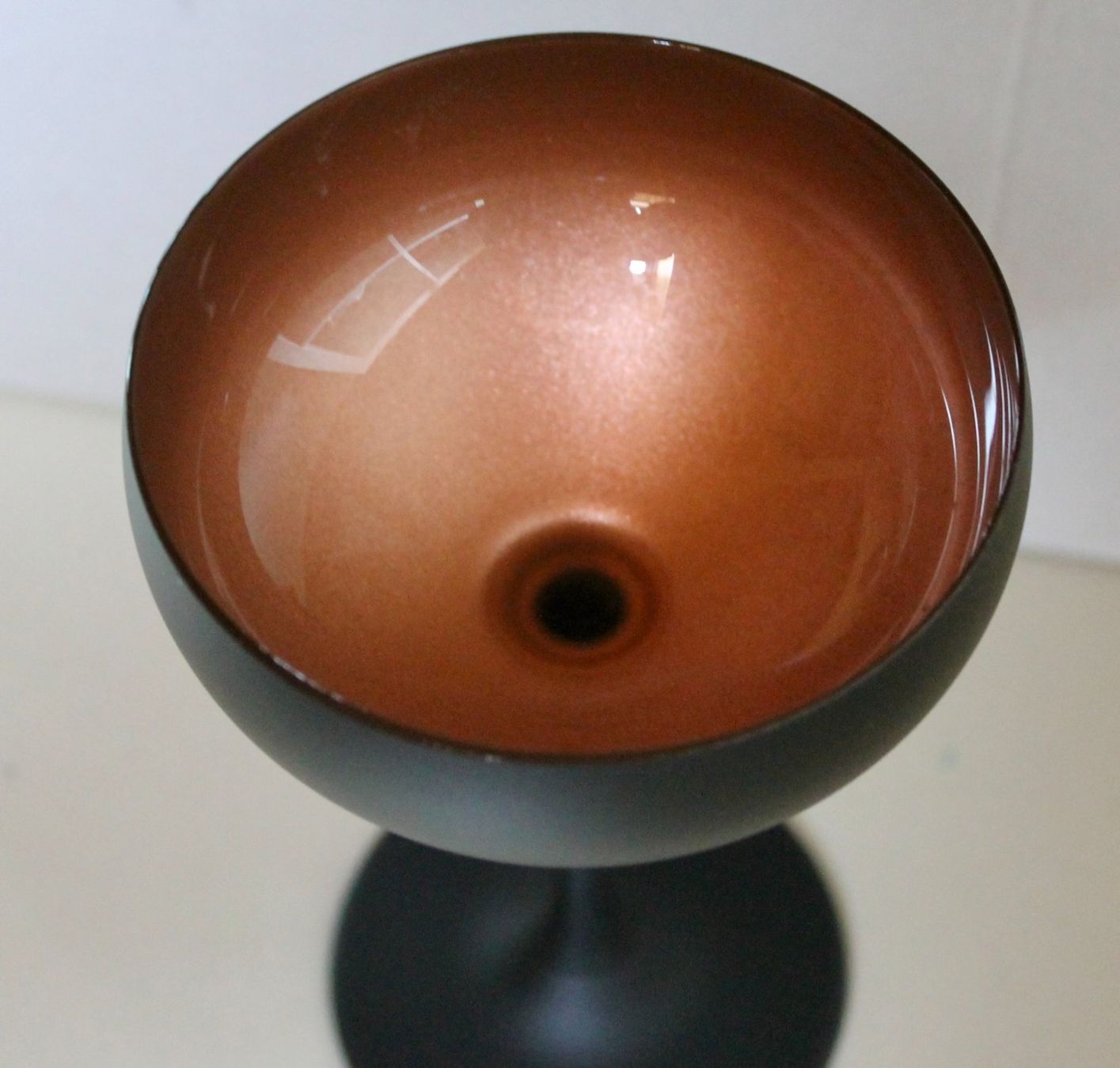 Bicchieri: 6 neue Sektgläser, schwarz/Bronze – Nuovo e nell'imballaggio originale da Kirchlindach venduto da hekilida 2