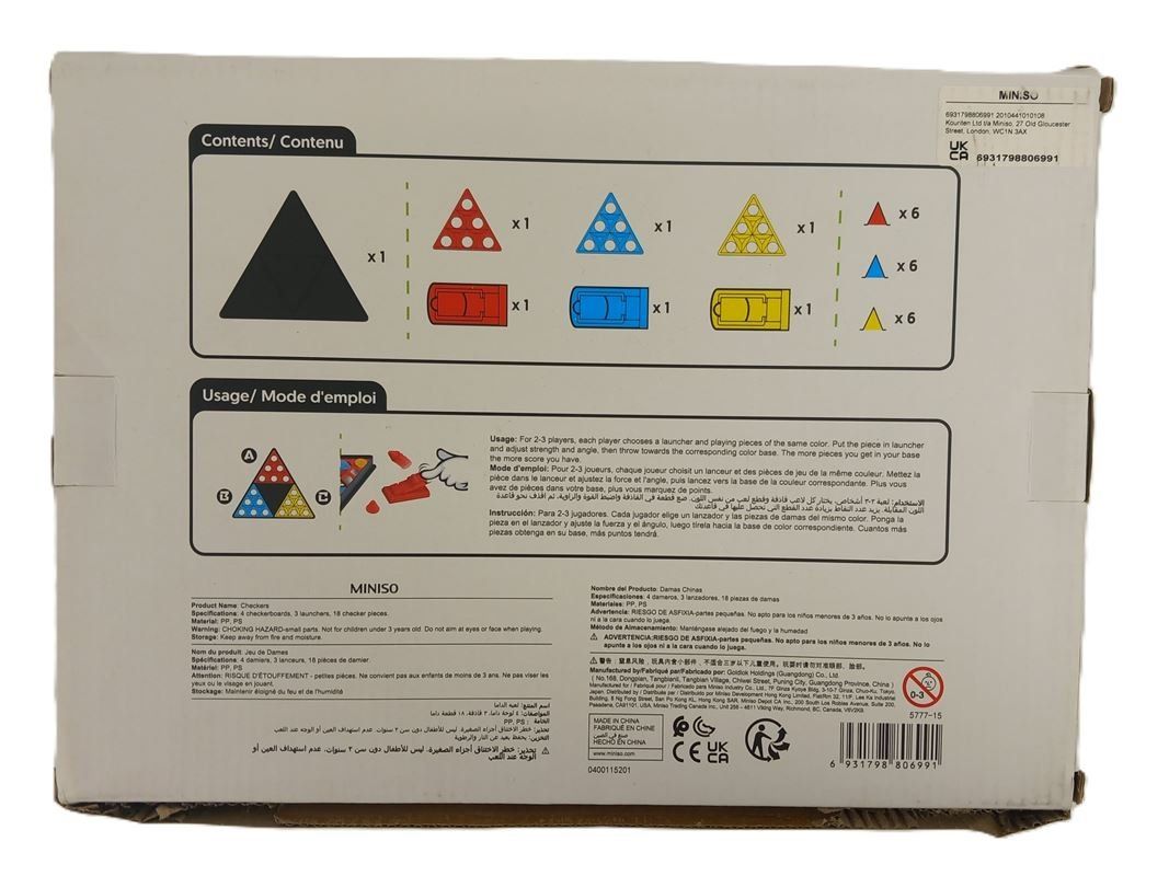Spiele: MINISO Checkers – Gebraucht aus Hünenberg von Restwert_Zug 4