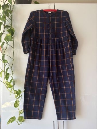 COS karierter Jumpsuit Gr. 122/128