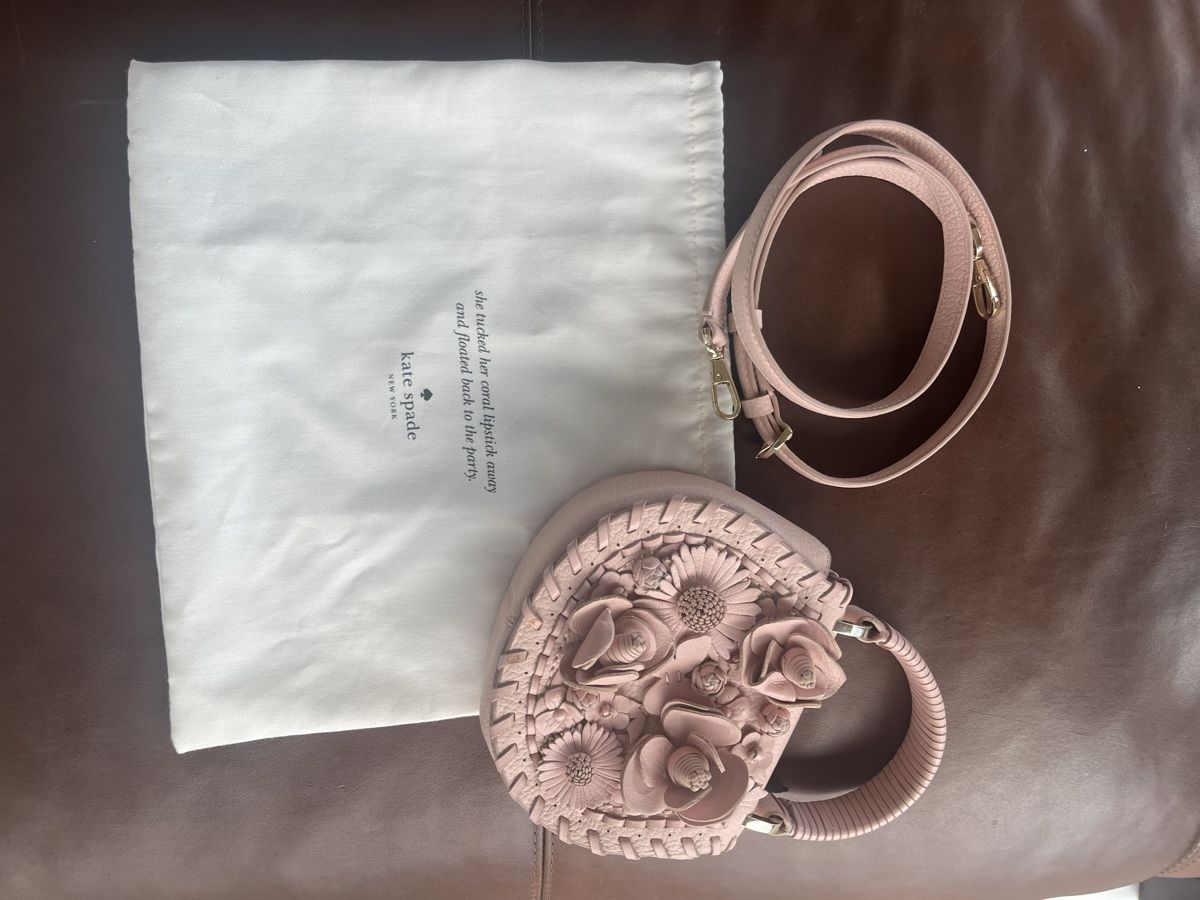 Kate Spade Borse da donna: Kate Spade Ledertasche, Handtasche, Rosa, Blumen – Nuovo (secondo la descrizione) da Habsburg venduto da franziska_81 1