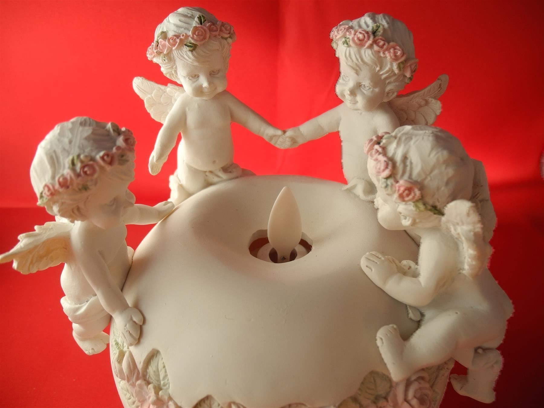 Statuette: 4 Engel auf Kugel, Nr. c28 – Nuovo e nell'imballaggio originale da Kottwil venduto da Crazyrolf 2