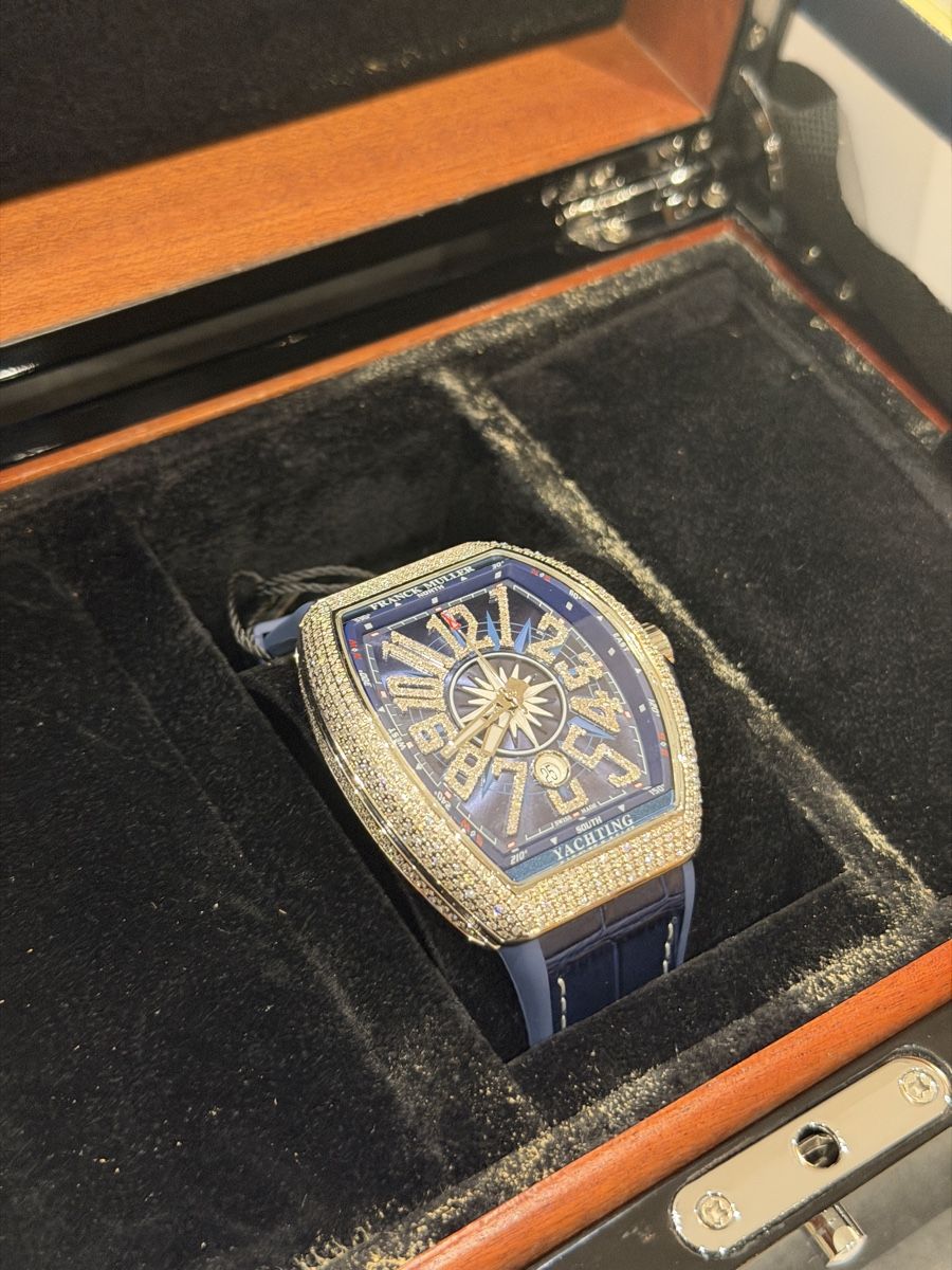 Franck Muller Montres: Franck Muller Yachting Custom Diamonds Full Set – D'occasion à Cressier NE par mat_h76s 2