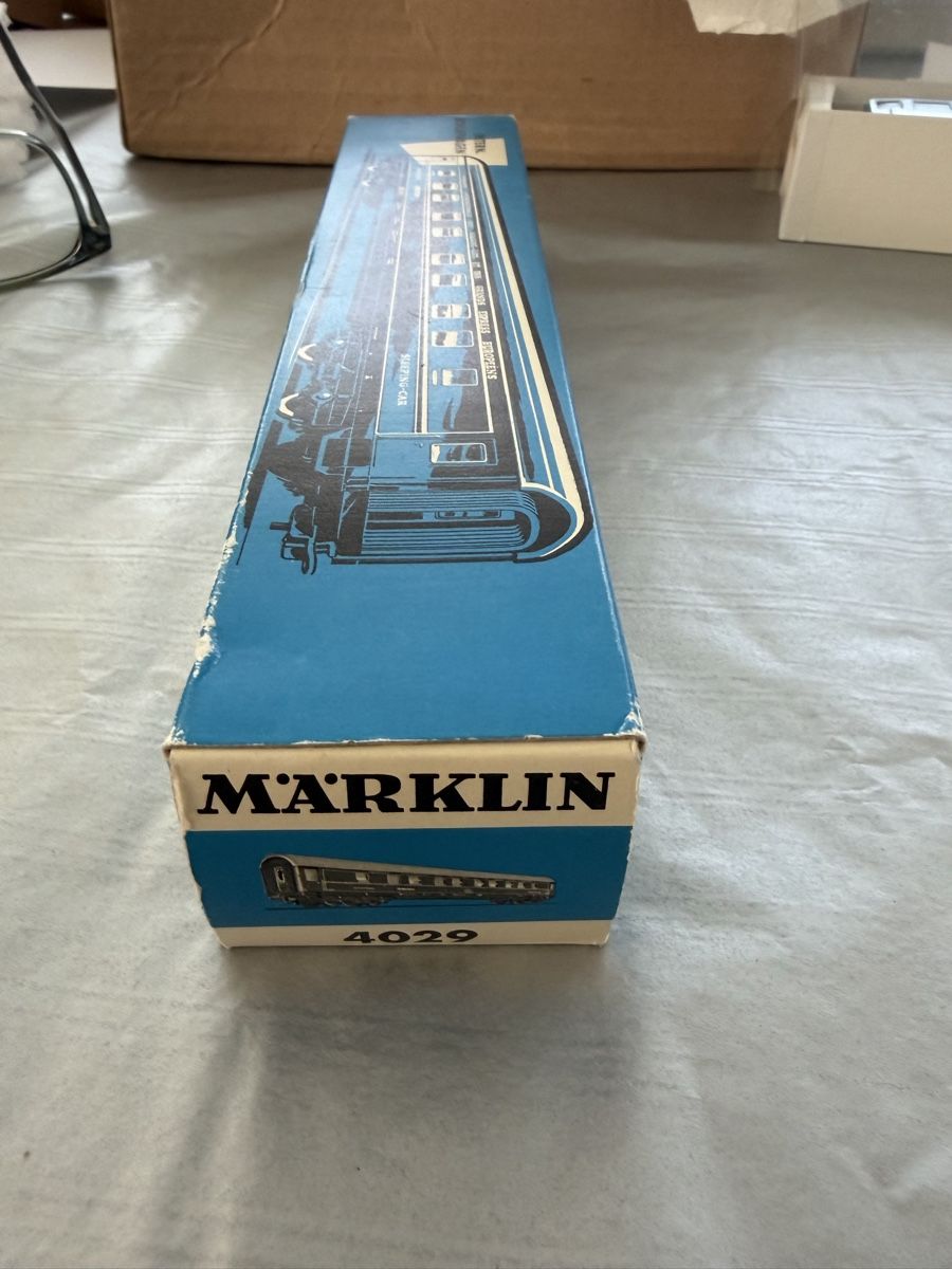 Märklin Modellini di ferrovie: Wagon voiture-lits Märklin 4029 – Usato da Echallens venduto da JAR69 4