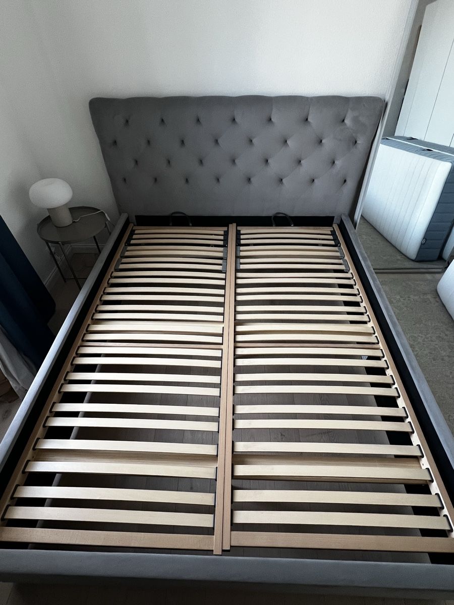 Letti: Boxspringbett grau – Usato da Zürich venduto da shoppingqueen123