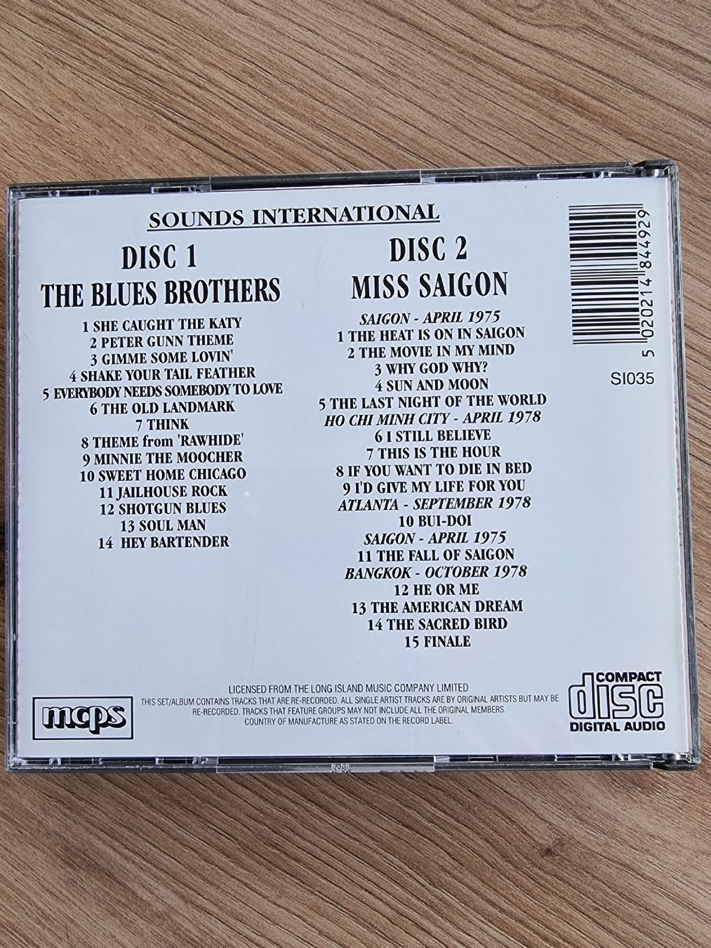 CD: CD Miss Saigon, The Blues Brothers – Usato da Winterthur venduto da Christinakim 1