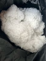 Füllmaterial weiss Faserbällchen für Kissen ca 1Kg