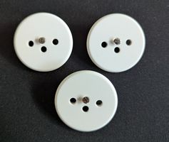 3x runde weisse Steckerabdeckungen (T12) zu Feller Standard