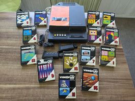 SABA Videoplay Konsole mit 14 Videocarts (OVP)