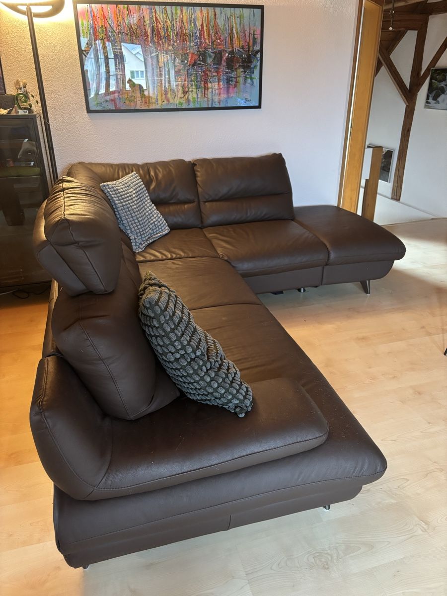 Divani: Ecksofa dunkelbraun gebraucht – Usato da Bäretswil venduto da sha_t5rq 1