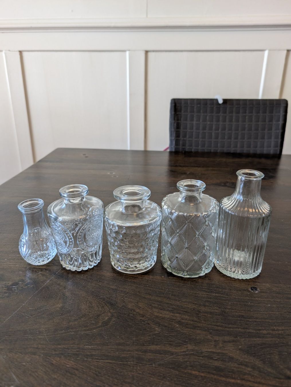 Vasen & Gefässe: Deko Vasen Glas Vintage Style, 5er Set – Neu (gemäss Beschreibung) aus Sursee von Sen.Lu