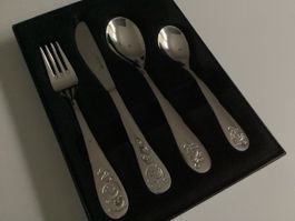 Kinderbesteck 18/10 Edelstahl 4-teilig 