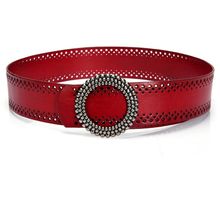 Rondana Damen-Gürtel aus Leder rot - Ceinture femme rouge