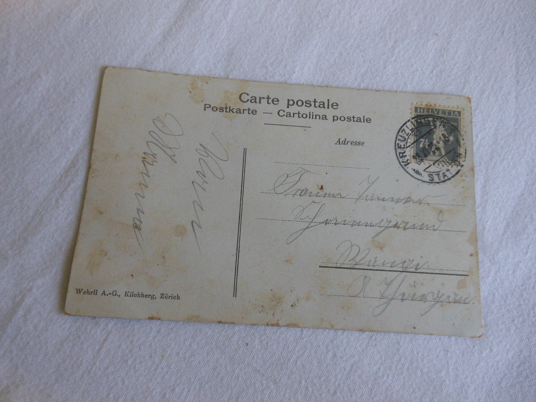 Cartoline postali: Alte Ansichtskarte Kreuzlingen-Konstanz – Usato da Stäfa venduto da Espressa 1