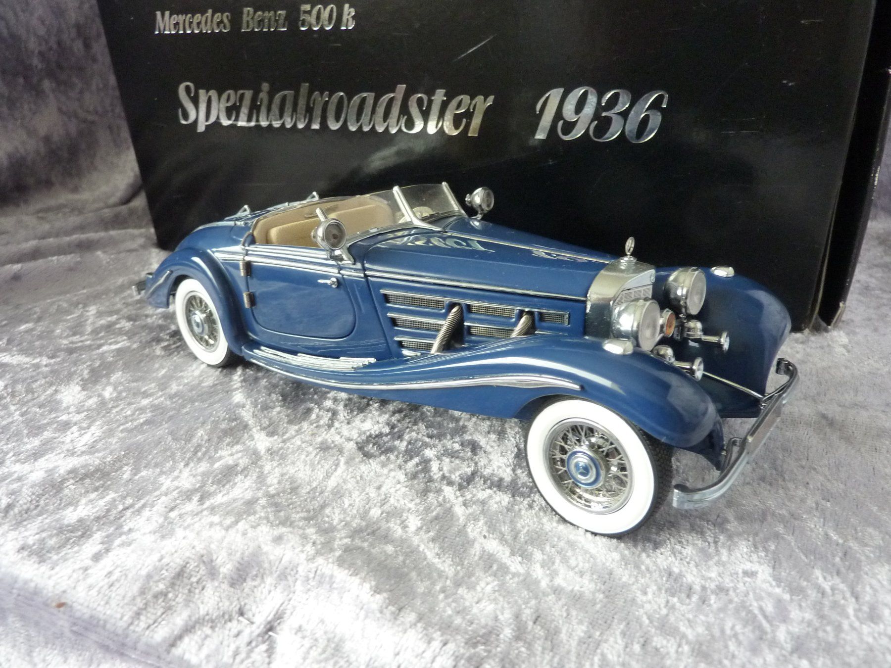 ILARIO 1/43 - Mercedes Benz 500K Tourenwagen 1936 - Argent - PREVENTE