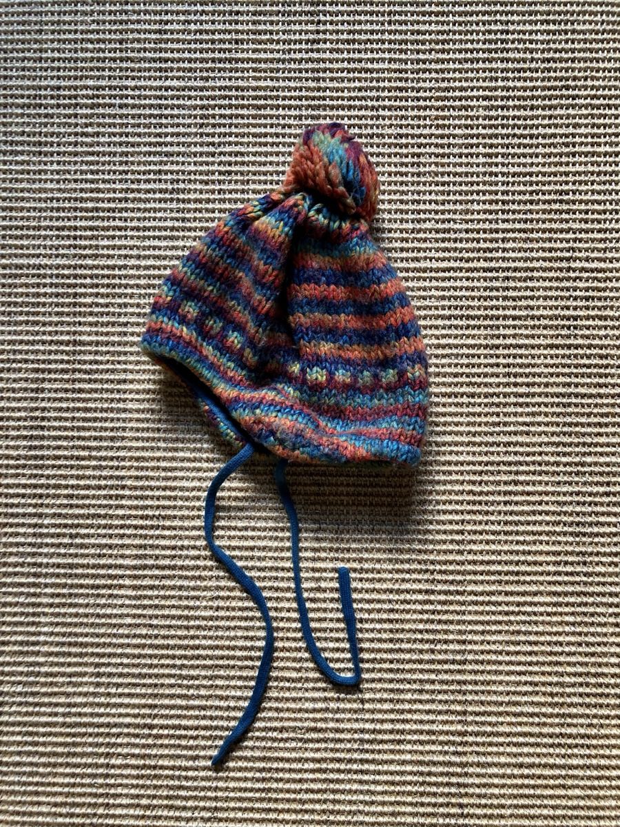 Altro abbigliamento per bambino: Bunte Strickmütze mit Futter, Grösse ca. 45-49 cm – Usato da Zürich venduto da EliseSchmitz 1