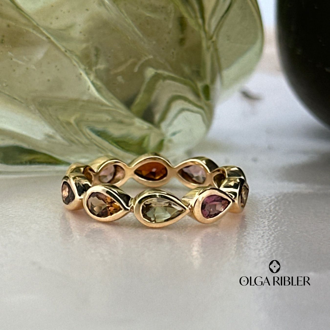 Olga Ribler Ringe: Memory Ring mit Multiturmalinen Grösse 56 – Neu (gemäss Beschreibung) aus Luzern von Schmuckoutlet 6