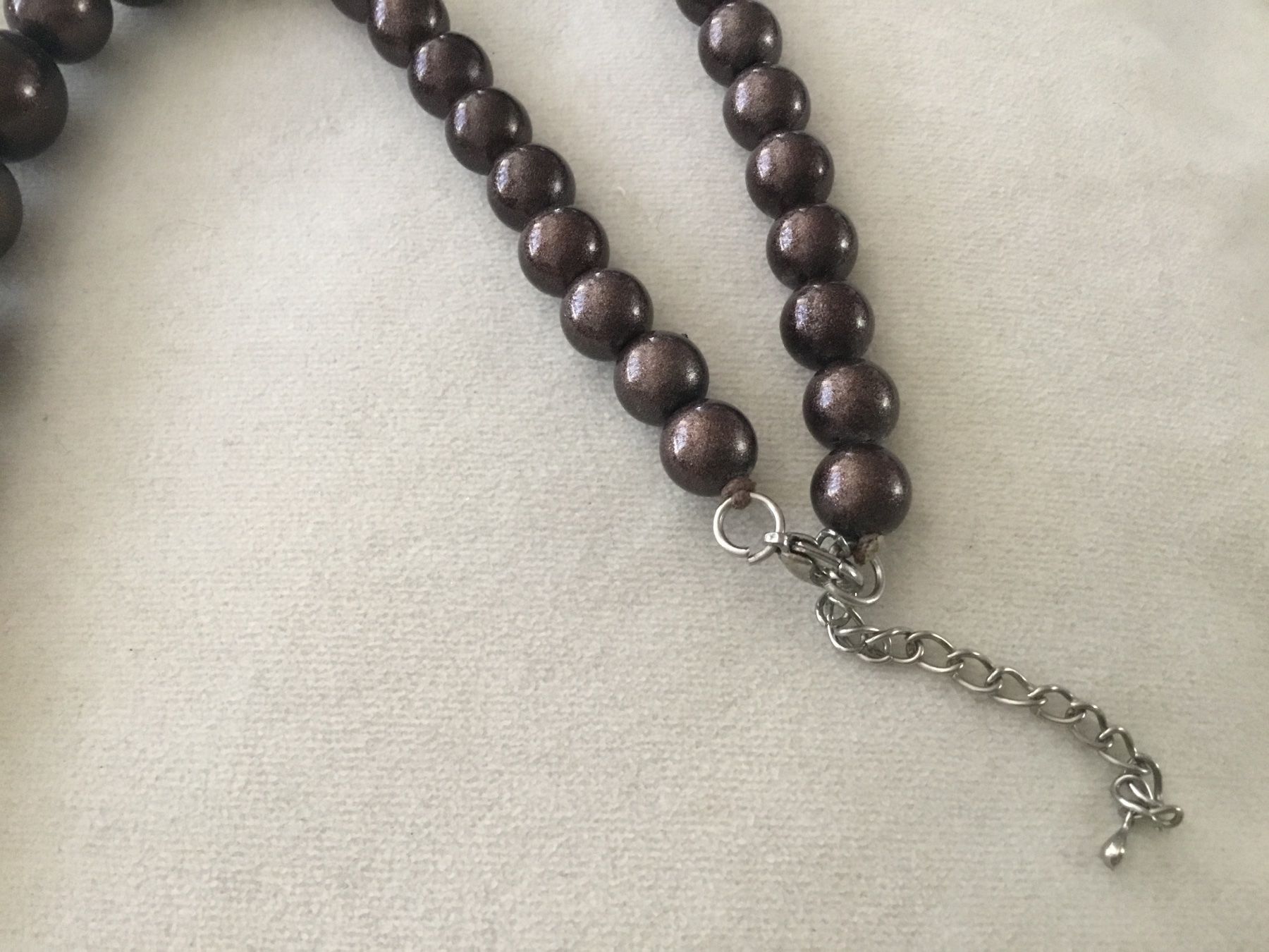 Catenine: Collier long perles burnes brillantes – Nuovo (secondo la descrizione) da Le Landeron venduto da nic_8hd5 2