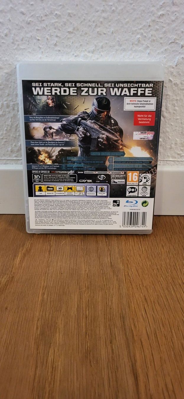 Sony Spiele: PS 3 - Crysis 2 – Gebraucht aus Münsingen von Heroism2010 1