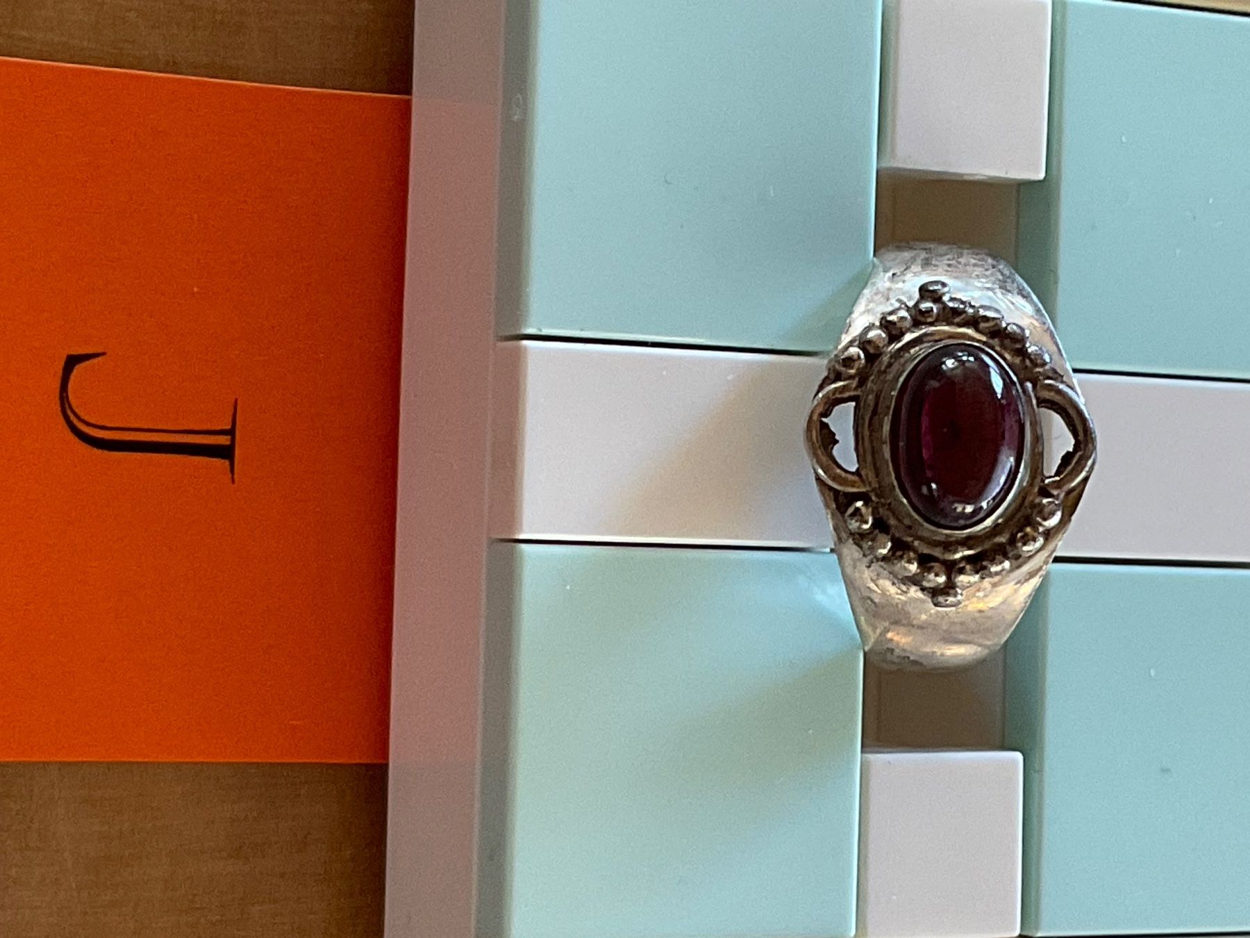 Anelli: Ring mit Granat / 53 – Usato da Rümlang venduto da Sambas19