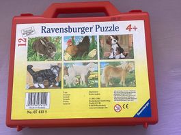 Puzzle pour enfants en cube dans une valise comme neuf