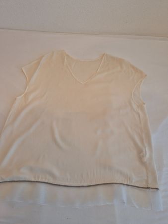 Fabiana Filippi Top Seide  Creme Grösse 44 neu!