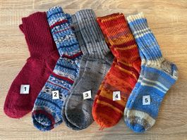 Socken Handgestrickt Gr. 38/39