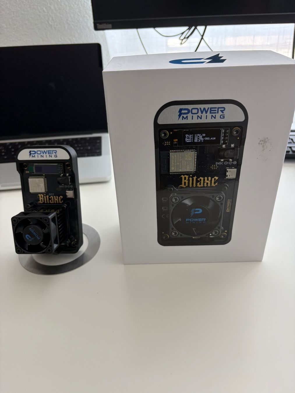 Coin Miner: PowerMining BitAxe Gamma 602 Bitcoin miner – Gebraucht aus Glattpark(Opfikon) von mes_c2b6
