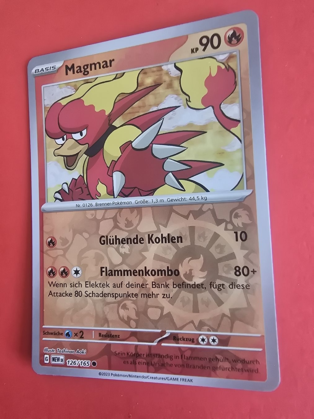 Pokémon Carte collezionabili: Pokemon, Magmar 126/165 Reverse Holo, DE – Nuovo (secondo la descrizione) da Pfäffikon SZ venduto da gmw_8nk9 2