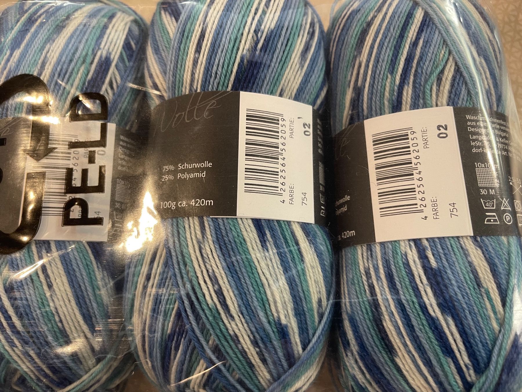 Pro Lana Wolle: Restposten, Sockenwolle Brasil – Neu und originalverpackt aus Waldstatt von wundertuete1 2