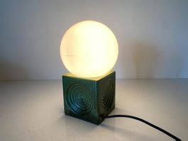 Vintage Steuler Lampe 70er OpArt Tischleuchte Keramik