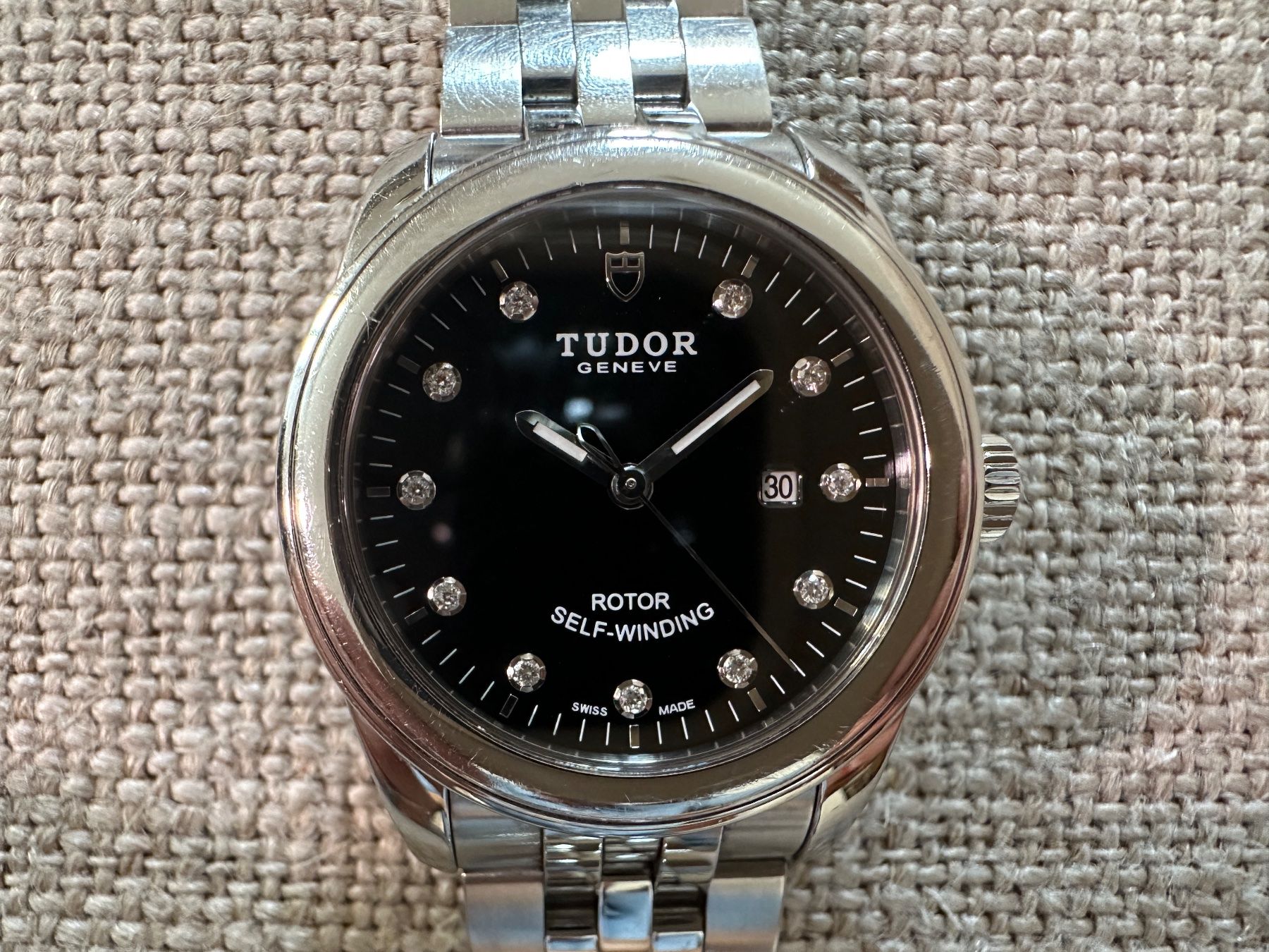 Tudor Orologi: Tudor Glamour Date Diamond Automatic 31mm Full-Set – Usato da Matten b. Interlaken venduto da cour13 1