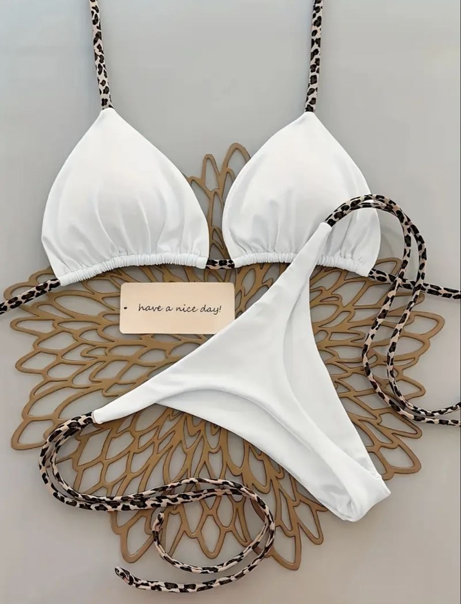 Costumi da bagno & Bikini: White Thong Bikini – Nuovo e nell'imballaggio originale da Vairano venduto da chr_sjd7