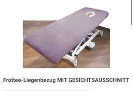 Frottee Liegenbezug mit Gesichtsausschnitt