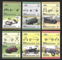 St. Vincent/Grenadinen-Bequia Automobile Serie 114-125 **