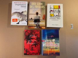 5 neuwertige deutschsprachige Bücher