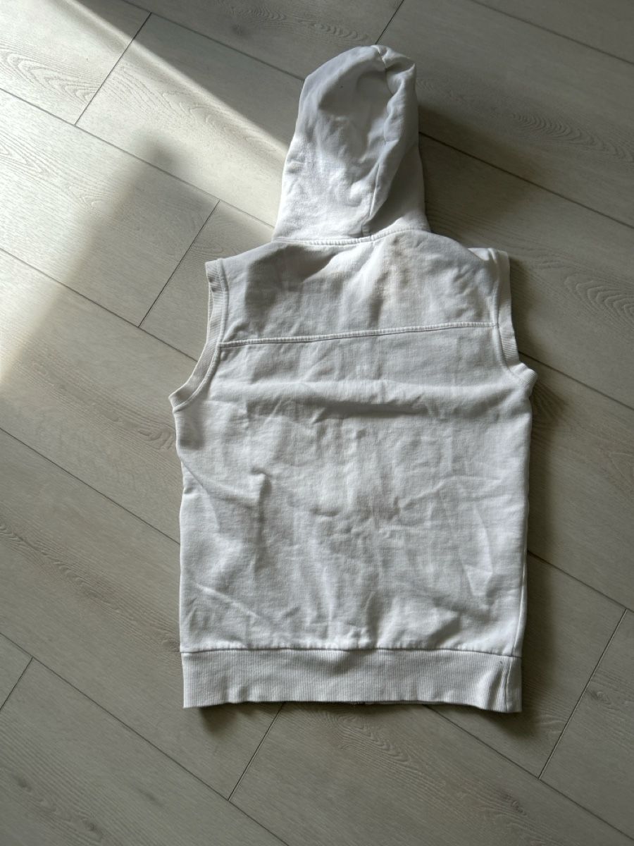 H&M Gilet & Giacche: H&M Weste mit Kapuze, weiss, Grösse S – Usato da Strengelbach venduto da Xycy 4