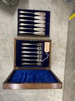 Fischbesteck Silber England 1850