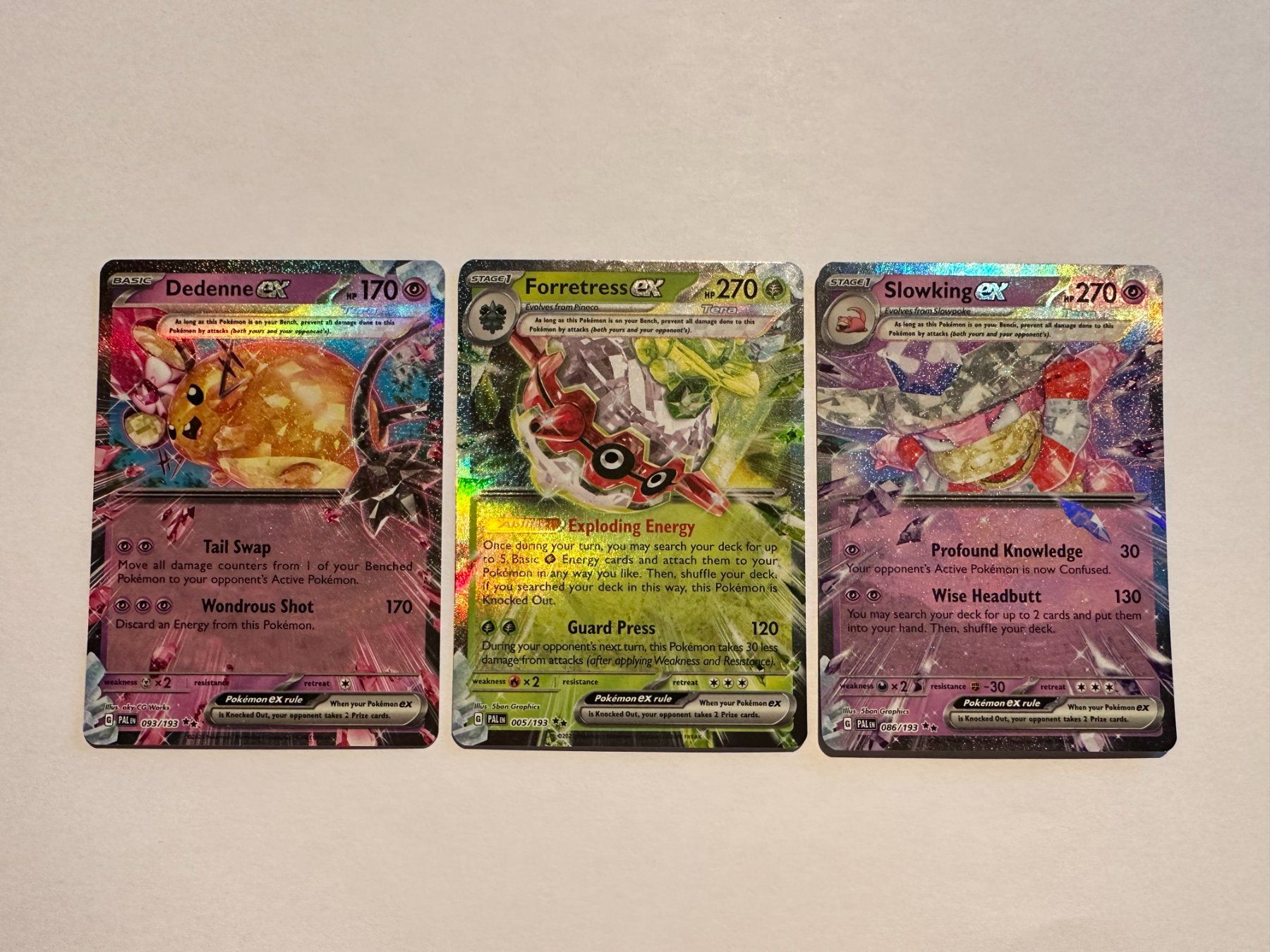 Pokémon Carte collezionabili: 3x Ex Set Paldea Evolved EN – Usato da Hagendorn venduto da Pokecollectorch 1