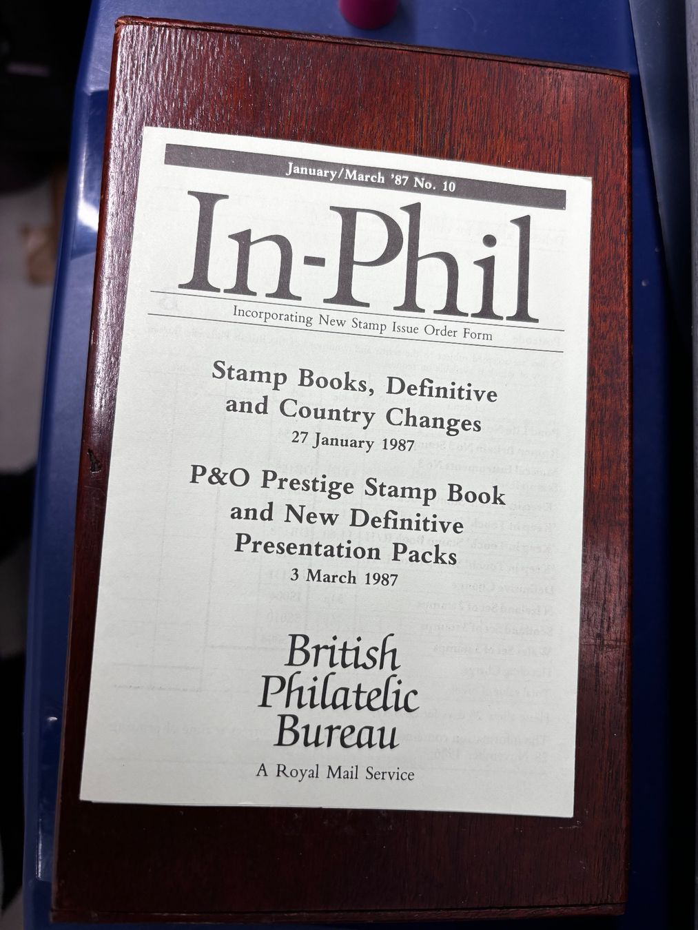Tutti i francobolli: British Philatelic Bureau In-Phil 1987 – Usato da Zürich venduto da engebrunau