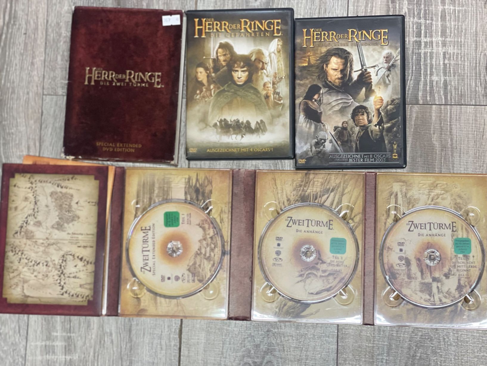 Tous les DVDs: Herr der Ringe Trilogie Bonus 8x – D'occasion à Muri b. Bern par AdidasCollector 1
