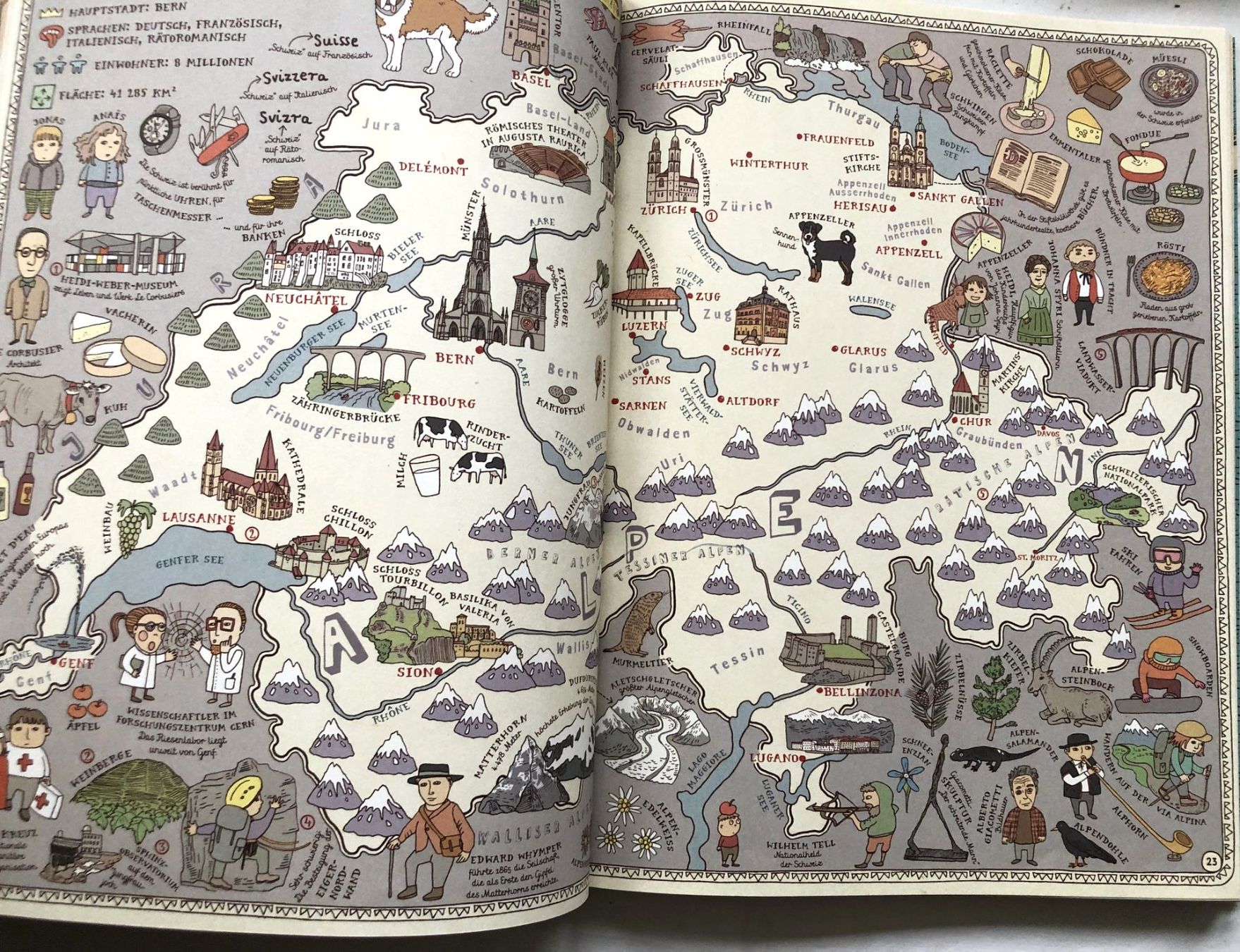 Libri: Alle Welt - Das Landkartenbuch – Usato da Schaffhausen venduto da durruti 6