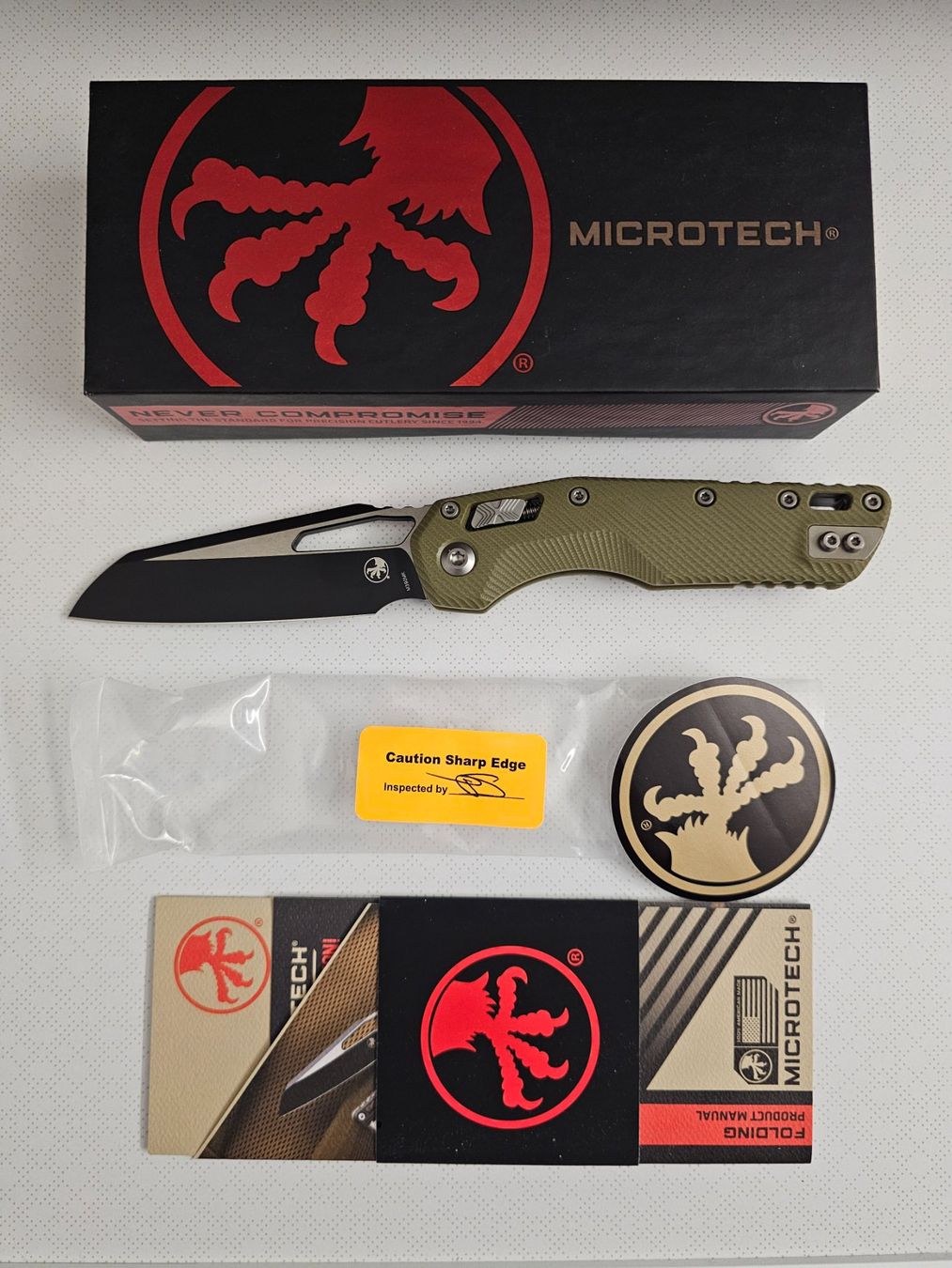 Spyderco Accessori: Microtech MSI Ram-Lok Sackmesser – Nuovo e nell'imballaggio originale da Egg b. Zürich venduto da Kunst_Shop_Schweiz