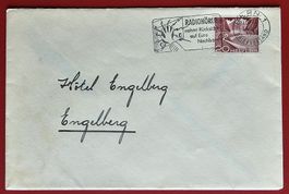 GRIMSEL 301A FLAGGE RADIO BERN HOTEL ENGELBERG 1957