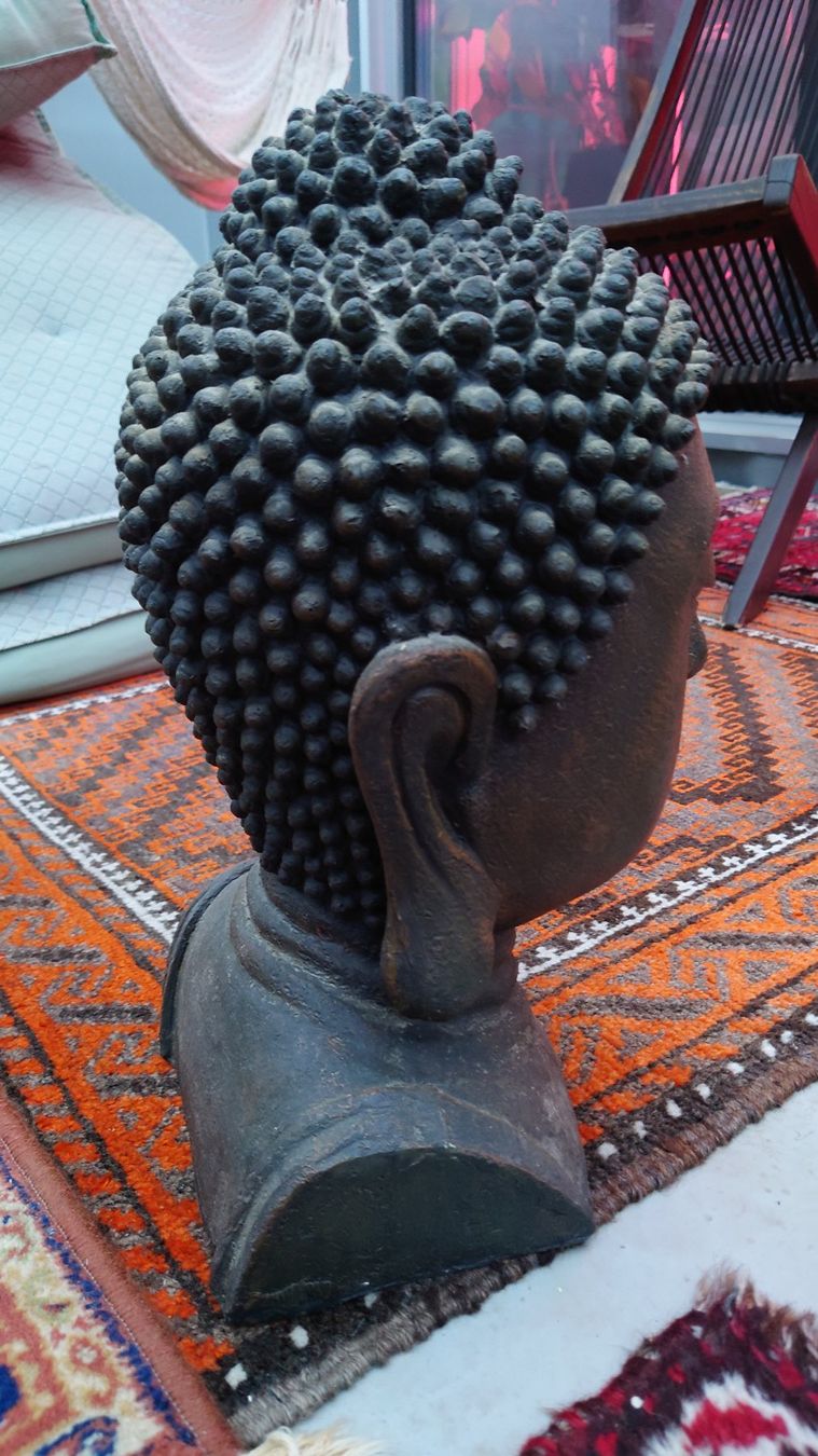 Sculture & Statue: Budha Kopf Skulptur 30 cm – Usato da Wittenbach venduto da Aberanders 2