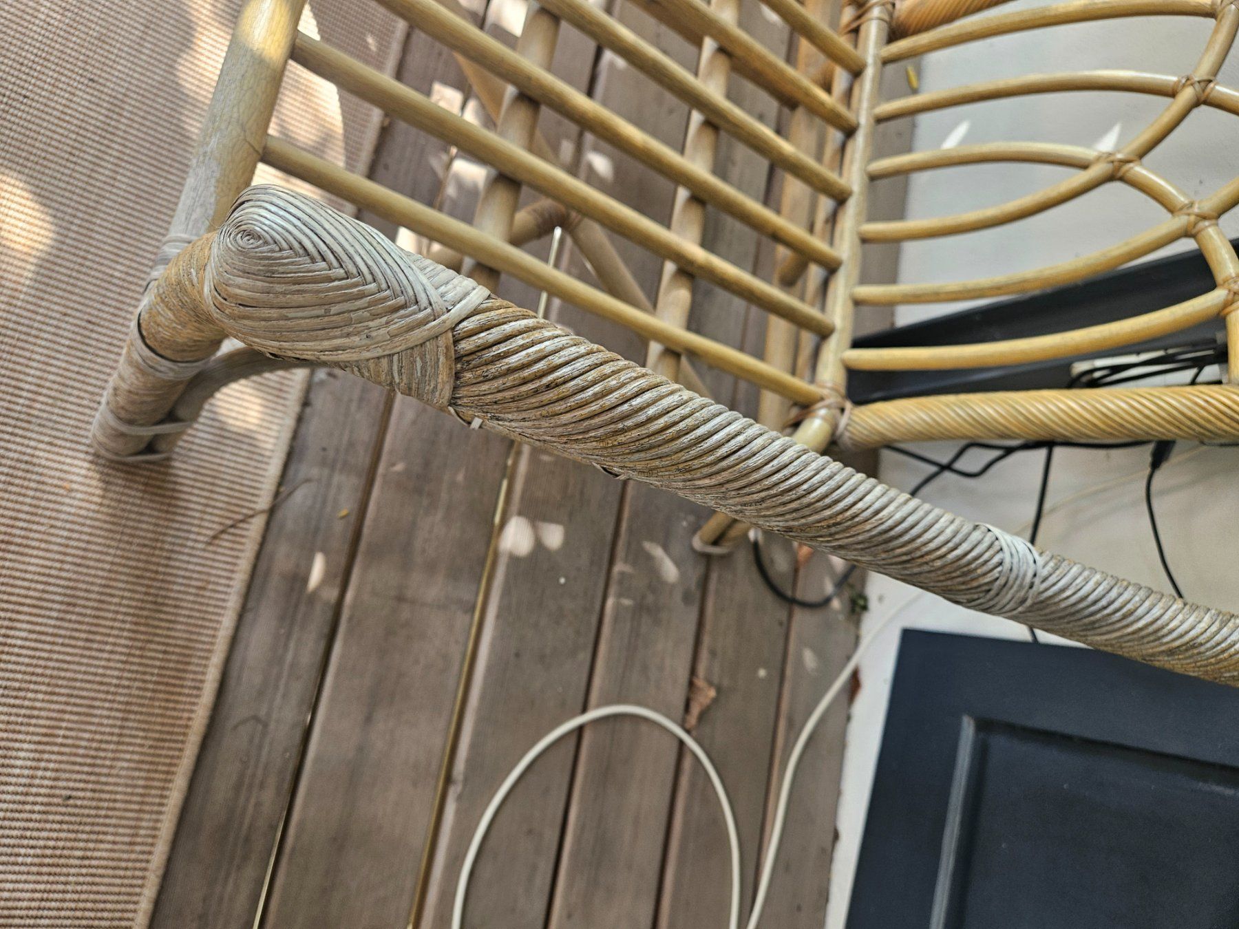 Sofas: Balkon Rattanmöbel Garnitur – Gebraucht aus Zürich von juthal 1