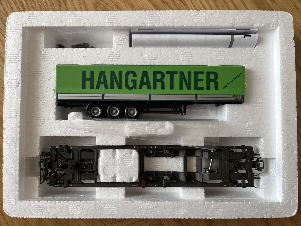Märklin Modellini di ferrovie: SBB Hupac Hangartner Wagenset Märklin – Usato da Basel venduto da Re620_11627 4